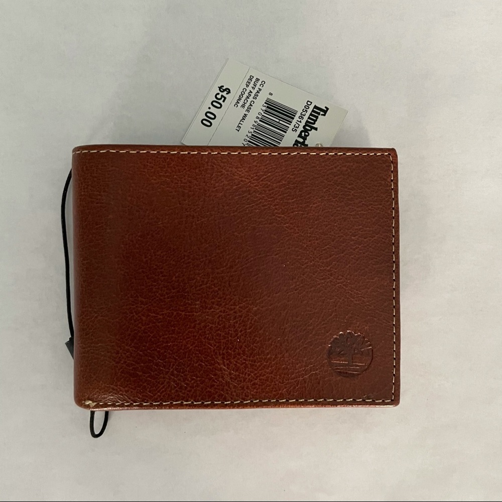Timberland Leather Bifold Wallet (Brown)